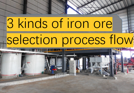 3 kinds of iron ore selection process flow.png